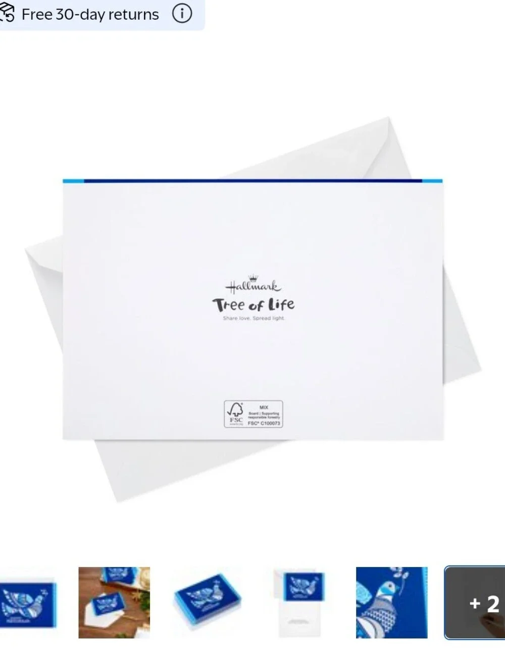 Hanukkah opened box
